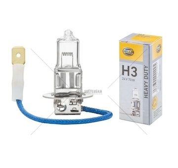 Žárovka h3 24v/70w pk22s hella 0096493_A