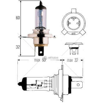 Žárovka h4 12v 60/55w p43t+60% hella 380801_A