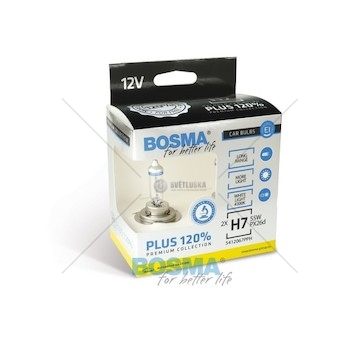 Žárovka H7 12V 55W PX26D+100% BOSMA 5462