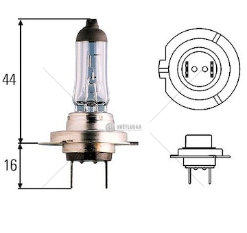 Žárovka h7 24v/70w px26d heavy duty longer lifetime/ otřesuvzdorná hella 009395_A