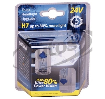 Žárovka h7 24v/70w px26d plus 80% ultra power vision truck bosma - sada 2 ks 0176975_A