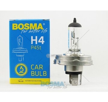 Žárovka LED 12V BA15S 9XLED červená 2S BOSMA 2137