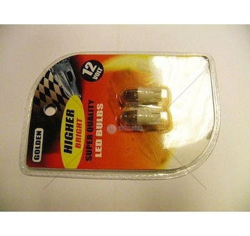 Žárovka LED 12V T10 1XLED bílá sada 2 kusů  LT10-2-12