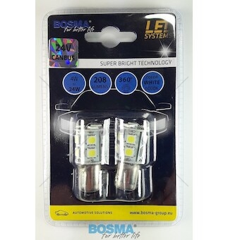 Žárovka LED 24V 13*SMD 5050 LED bílá BOSMA 5240