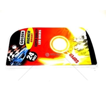 Žárovka LED 24V B8,5D 1XLED bílá sada 2 kusů  LT05-2-24