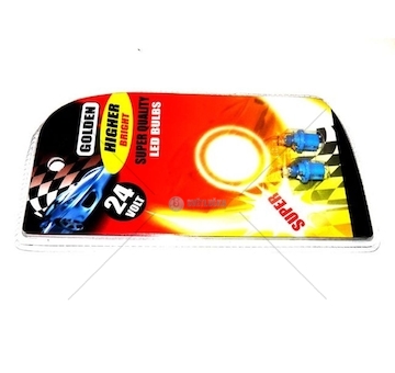 Žárovka LED 24V B8,5D 1XLED modrá KP GLODEN LT05-2-24BL