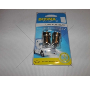 Žárovka LED 24V BA15S 5XLED bílá sada 2 kusů BOSMA 7255