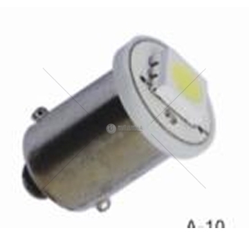 Žárovka LED 24V BA9S 1XLED modrá sada 2 kusů GLODEN LBA9S-2-24BL