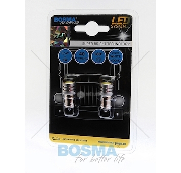 Žárovka LED 24V BA9S 1XSMD bílá sada 2 kusů BOSMA 3161
