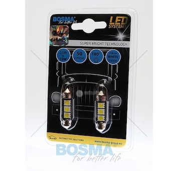 Žárovka LED 24V SV8,5W 3XSMD 505 bílá BOSMA 3758