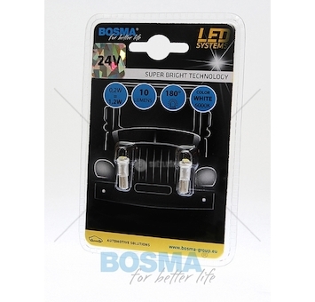 Žárovka LED 24V T05 1XSMD 3528 bílá BOSMA 3949