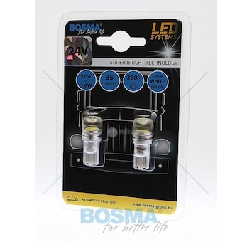Žárovka LED 24V T10 1XSMD 7080 bílá BOSMA 4021