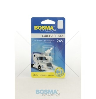 Žárovka LED 24V T10 4XLED BIALA 2PCS BOSMA 7453