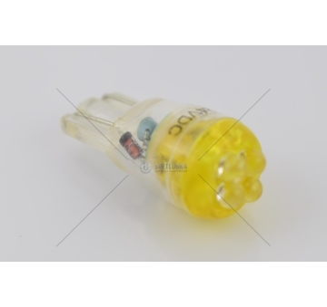 Žárovka LED 24V T10 4XLED YELLOW 2PC BOSMA 7422