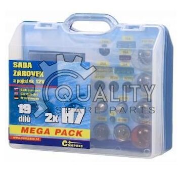 Žárovky servisní box MEGA H7/H7 12V