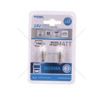 ZAROWKA LED 24V BA9S BIALA 6000K BOSMA 5110