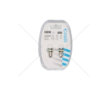 ZAROWKA LED H6W 12/24V 2SZT.  C58315