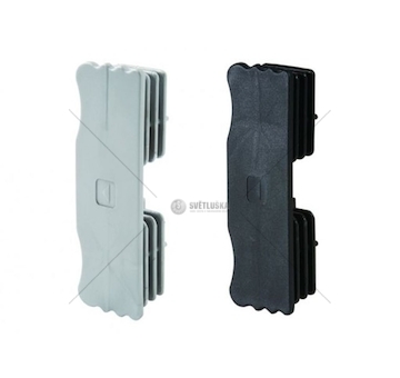 ZASLEPKA PLASTIKOWA PROFILU ALUM.CZARNA  TK1380