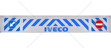 Zástěrka - lapač přední s nápisem IVECO 2400x350mm, modrá, TD 240x35