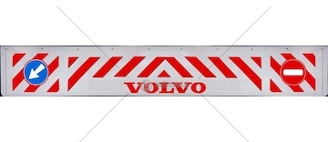 Zástěrka - lapač přední VOLVO 2400x350mm, červená