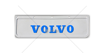 Zástěrka - lapač VOLVO 600x180mm, bílý, modrý nápis