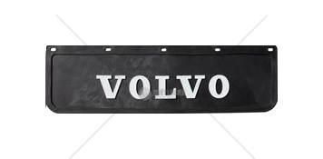 Zástěrka - lapač VOLVO 600x180mm, černá, bílý nápis