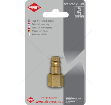 Zástrčka 1/4 závit vnitřní (46844)  4311552
