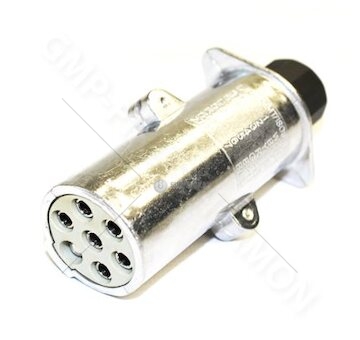 Zástrčka 7-pólová 24V kovová 95mm typ N vedlejší