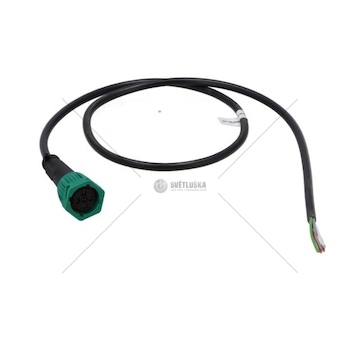 Zástrčka BAJONET 5PIN žlutá 5X0,5MM L-1M FRISTOM WTYBAJONETLM10