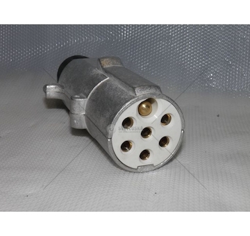 Zástrčka EURO hliníková.-S-IEF s kolíkem ERICH E.JAEGER 211013