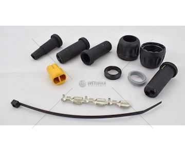 Zástrčka sdružené svítilny ASPOCK žlutá ASPOCK A13-5626-261