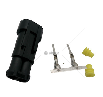 Zásuvka vodotěsněná 2piny 1,5