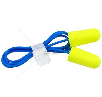 Zátky do uší EAR soft s bezpečnostním vláknem, velmi měkká PU pěna