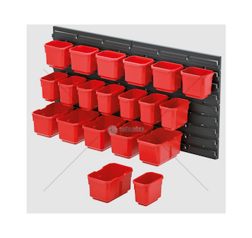Závěsný organizér/držák s 20 boxy ORDERLINE KOR6 KISTENBERG