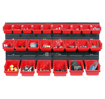 Závěsný organizér/držák s 30 boxy ORDERLINE KOR3 KISTENBERG