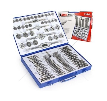 Závitníky sada 110ks MAR-POL