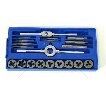 Závitníky sada 20ks M3-M12