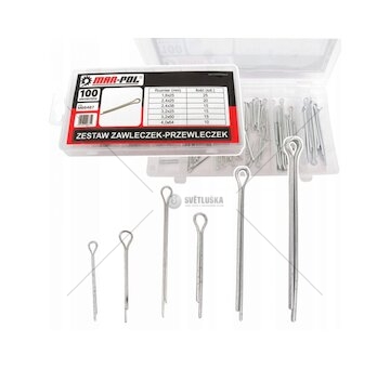 Závlačka, sada 100ks MAR-POL