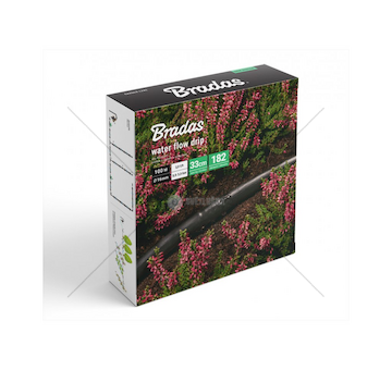 Zavlažovací sada, kapací hadice Water Flow Drip ø16mm 100m, 182ks příslušenství BRADAS