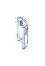 Nárazník zadní MB CITARO levý POLMET P-1414