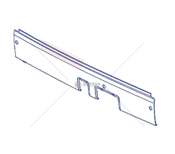 Nárazník zadní MB TRAVEGO střední díl POLMET P-6700