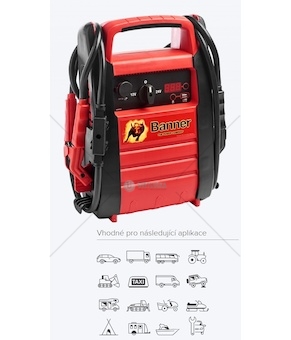 Zdroj startovací pomocný 12v/24v 1800a/900a banner power booster pb 12/24 0271215_A
