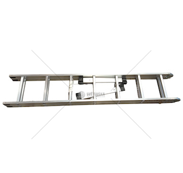 Žebřík hliníkový multifunkční 4m, 2x7