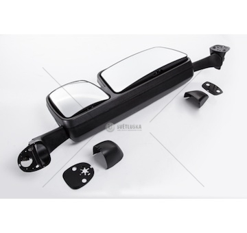 Zrcadlo hlavní dvojité 24v r1200/r300 340x1030x380 l mercedes actros mp3 0169637_A