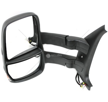Zrcadlo Iveco Daily 06> elektrické dlouhé levé vyhřívané + senzor 7 pin + 4 pin 5802032049
