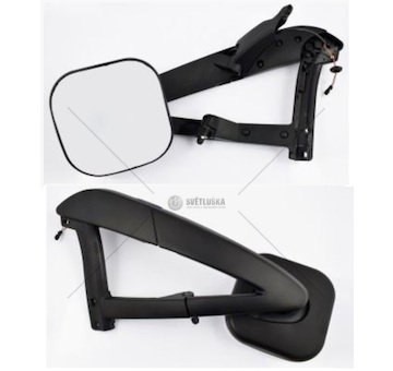 Zrcadlo rampové přední s držákem 24v mercedes axor, atego 2, atego 3 0348362_A