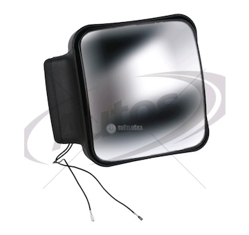 Zrcadlo širokoúhlé 24v 225x220 l/p rvi magnum 0102817_A