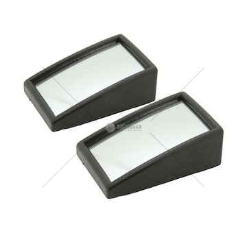 Zrcátko sférické hranaté 2ks COMPASS