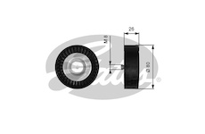 Vratná/vodicí kladka, klínový žebrový řemen GATES T36367