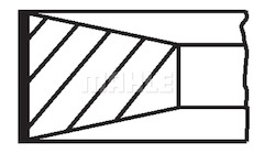 Sada pístních kroužků MAHLE 209 59 N0